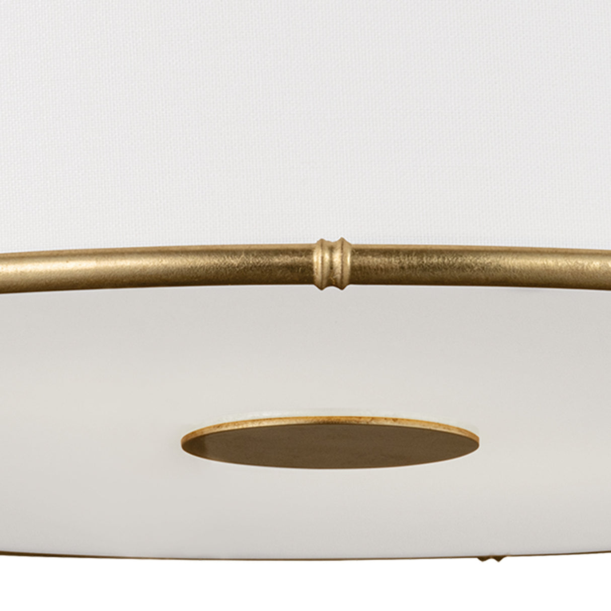 Gael Flush Mount 19", Gilded Brass