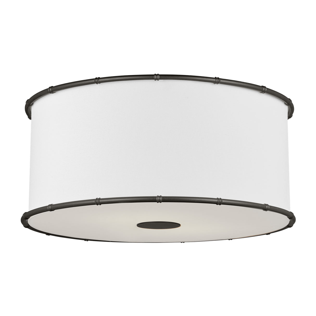 Gael Flush Mount 19", Aged Iron