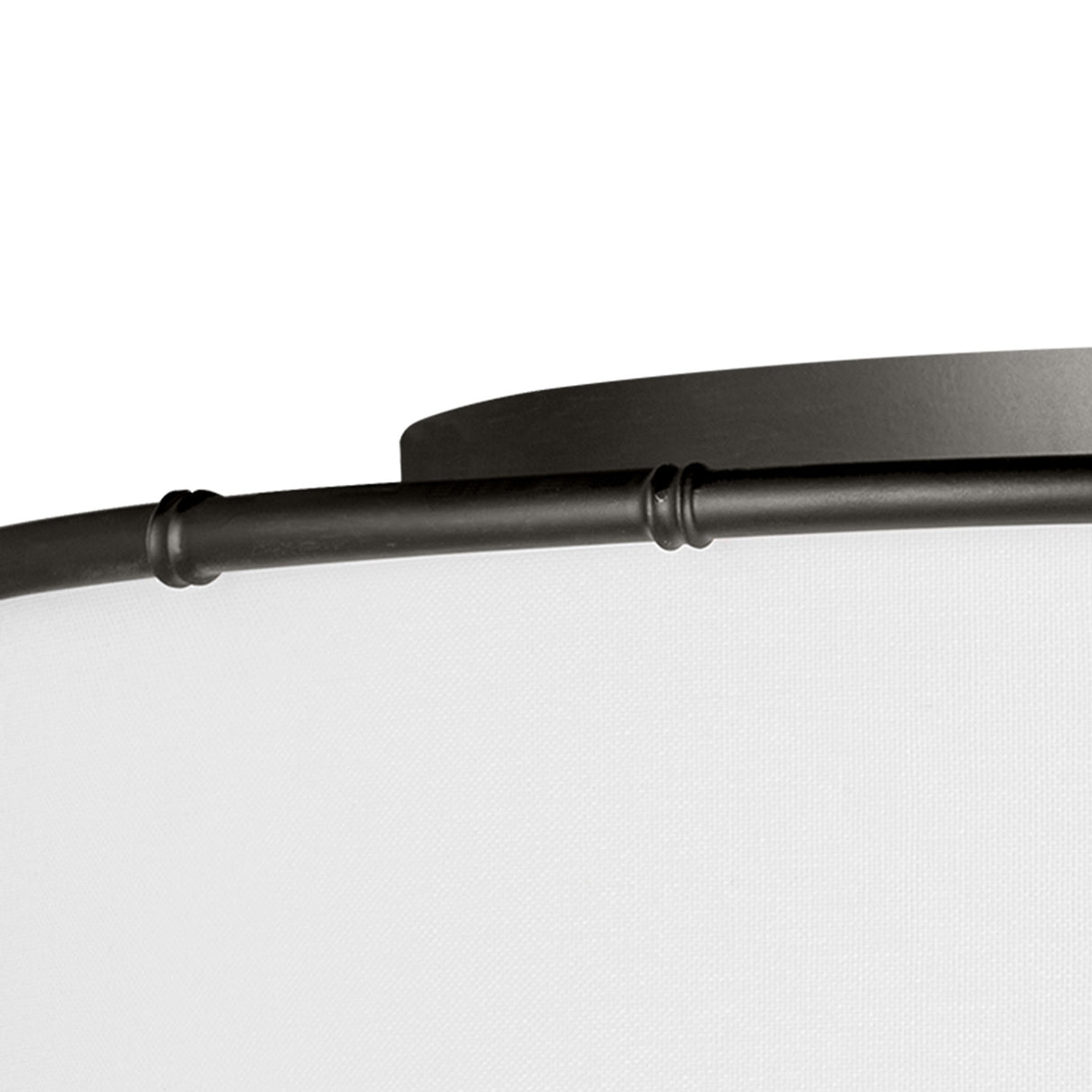 Gael Flush Mount 19", Aged Iron