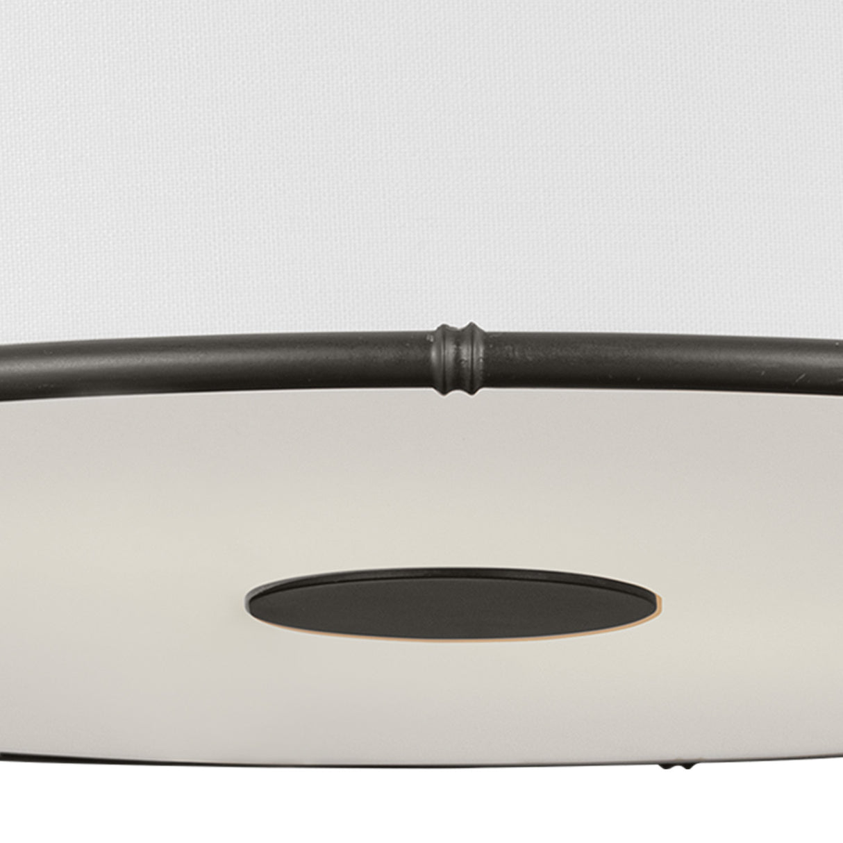 Gael Flush Mount 19", Aged Iron