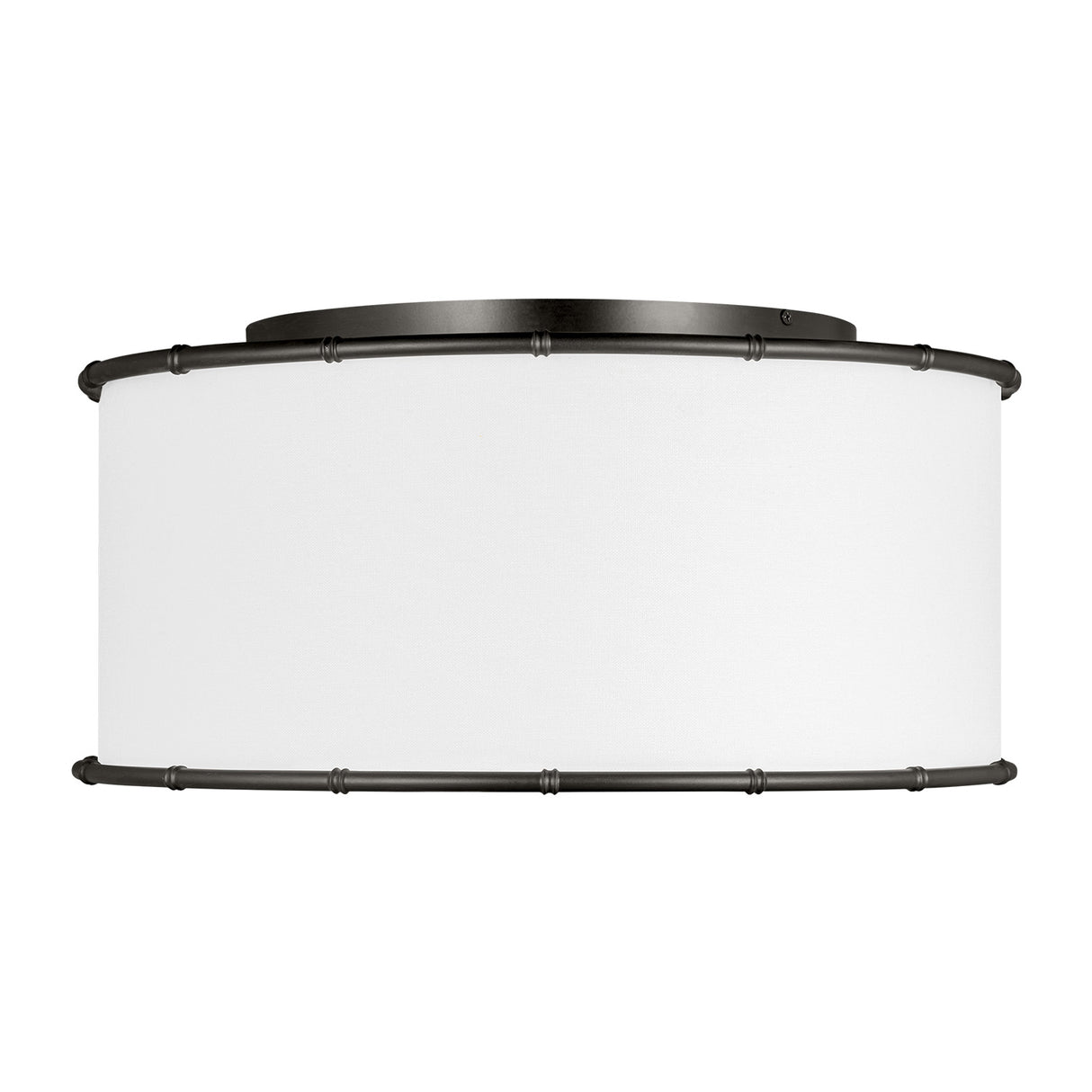 Gael Flush Mount 19", Aged Iron