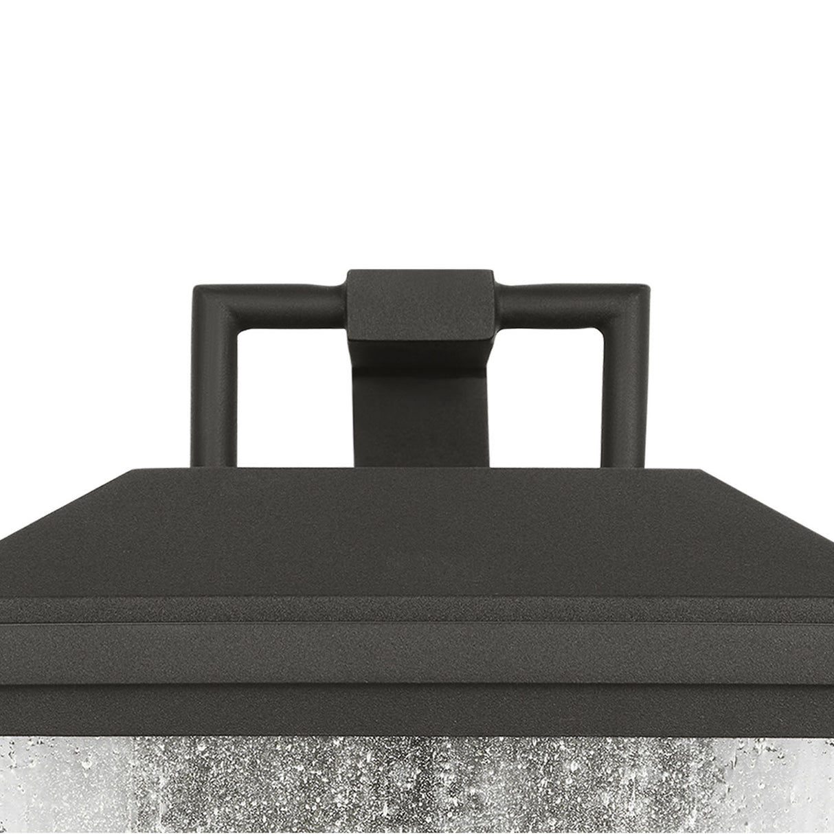 Harrison Outdoor Large Wall Light 16", Textured Black