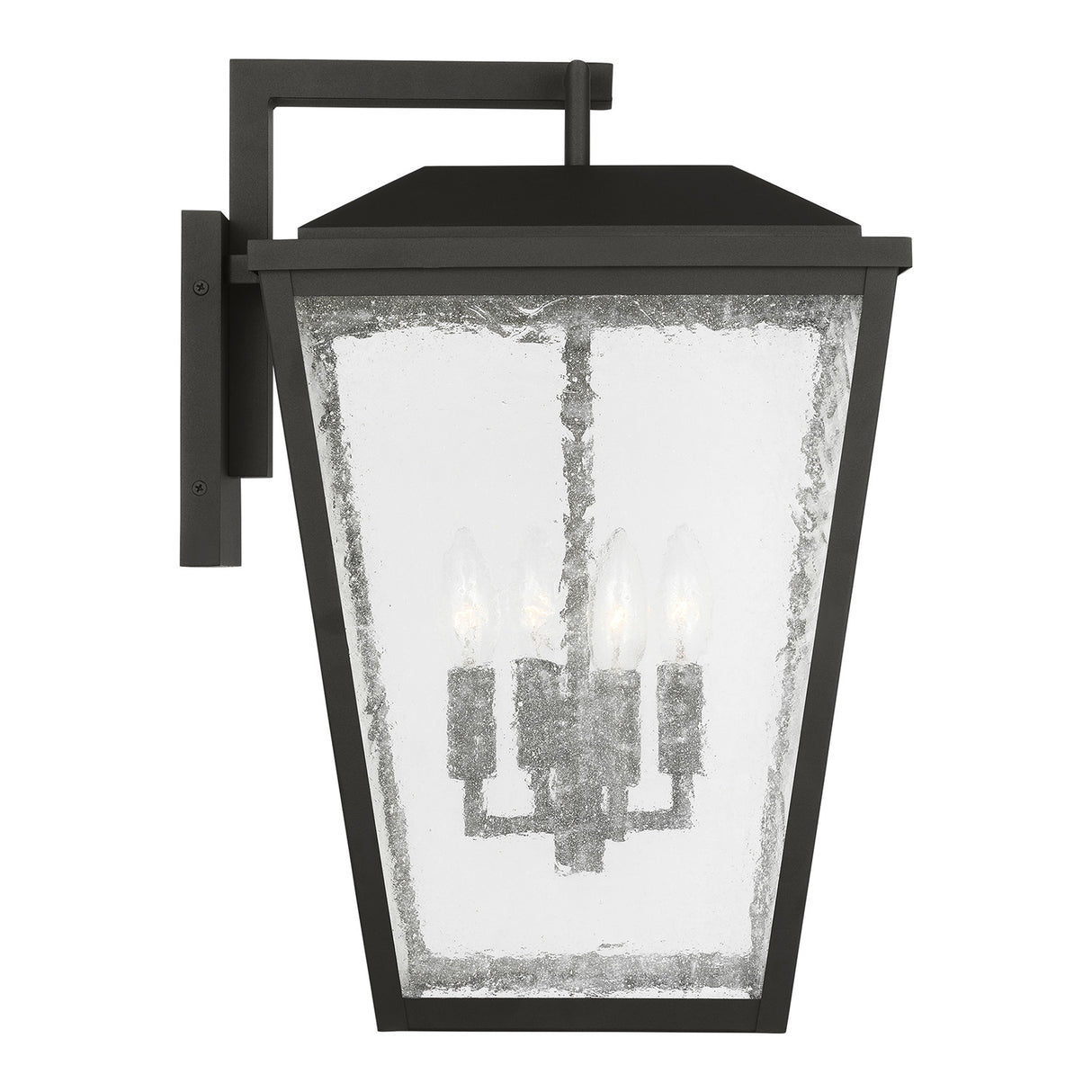 Harrison Outdoor Extra Large Wall Light 19", Textured Black