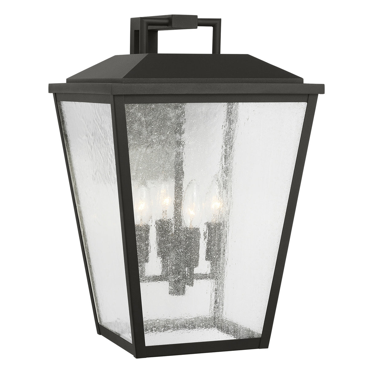 Harrison Outdoor Extra Large Wall Light 19", Textured Black