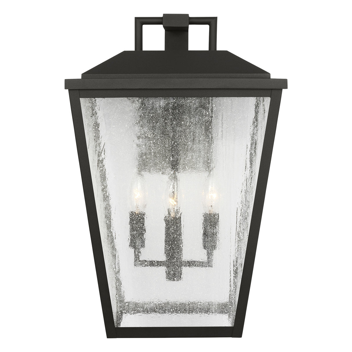 Harrison Outdoor Extra Large Wall Light 19", Textured Black