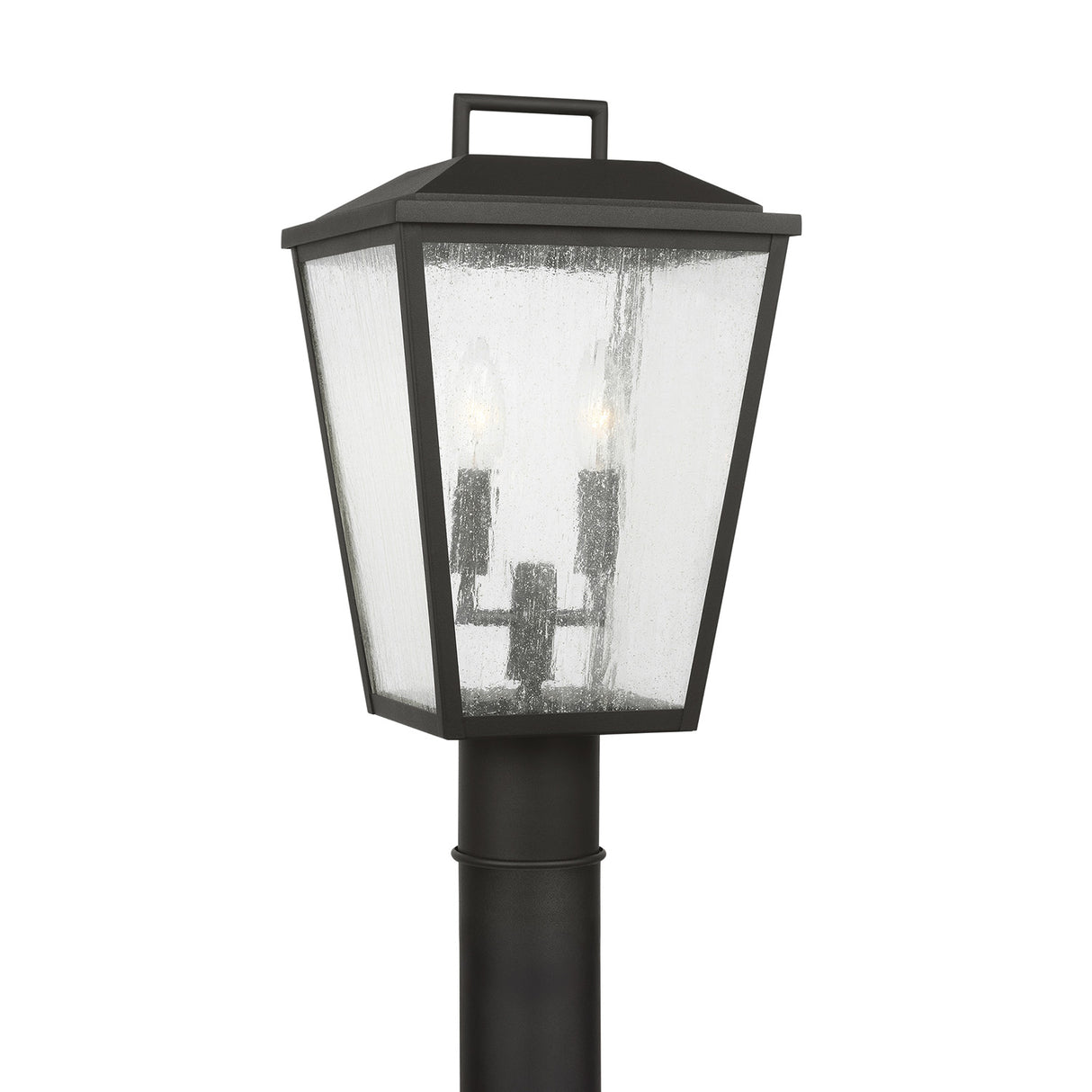 Harrison Outdoor Post Light, Textured Black