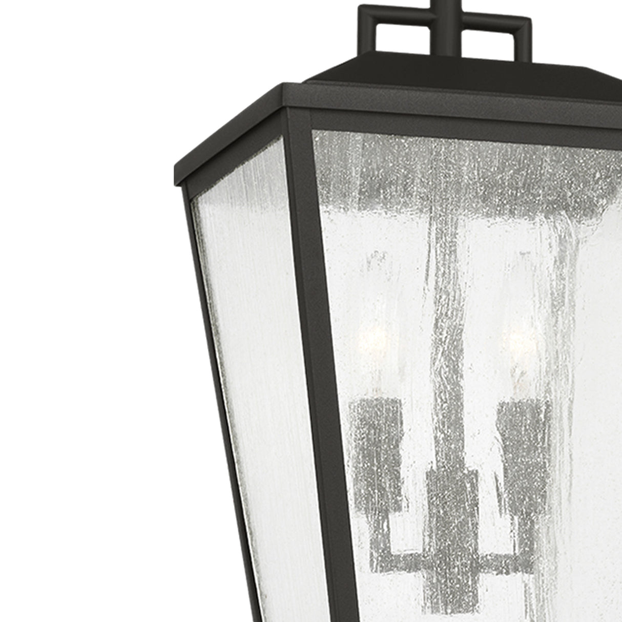 Harrison Outdoor Hanging Light, Textured Black