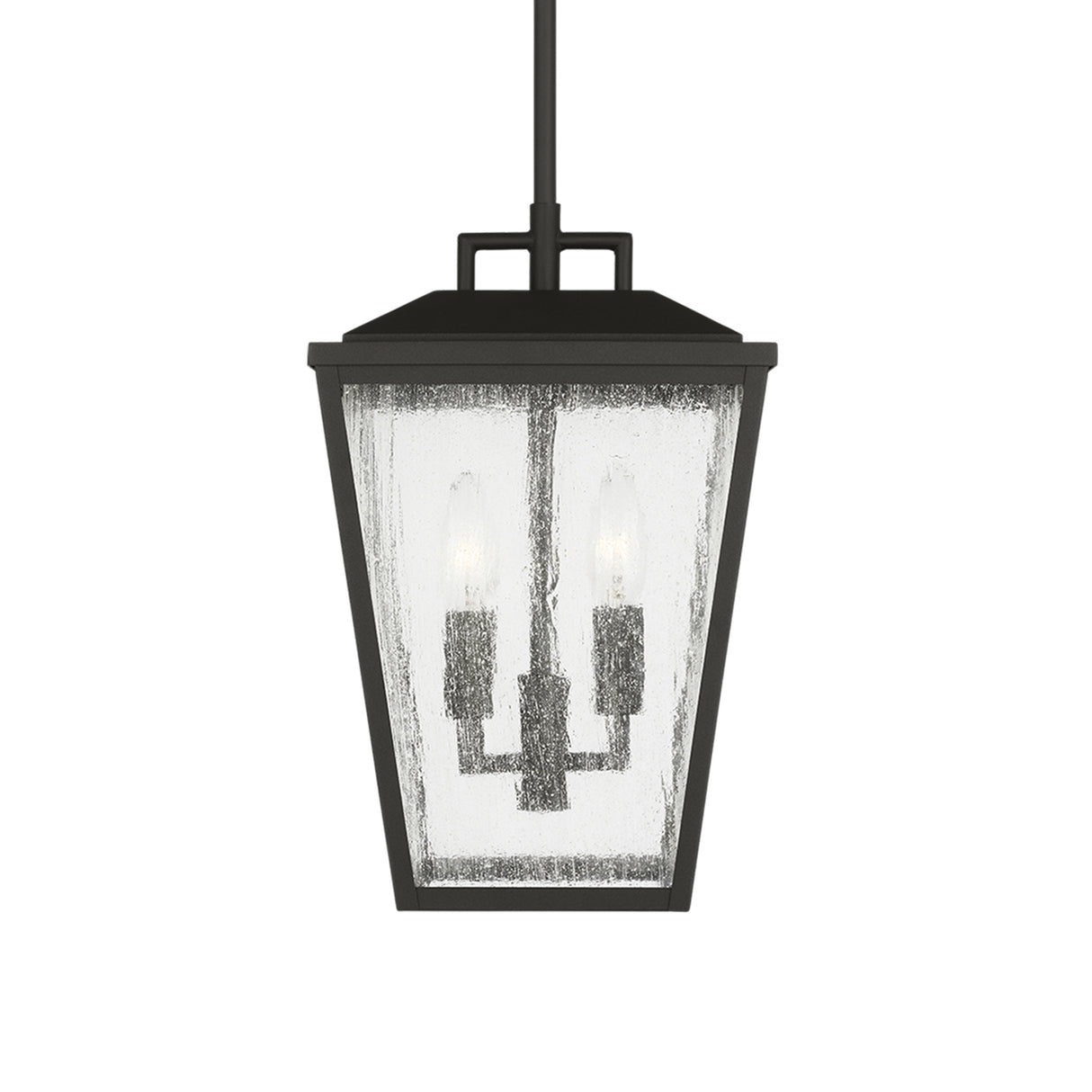Harrison Outdoor Hanging Light, Textured Black
