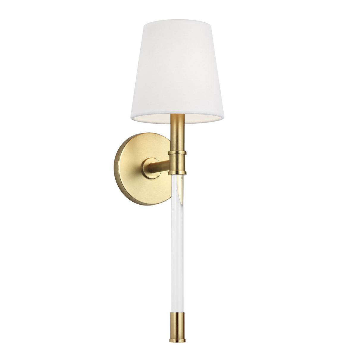 Audrey Wall Sconce 19", Modern Brass