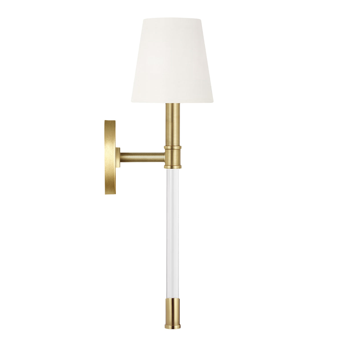 Audrey Wall Sconce 19", Modern Brass