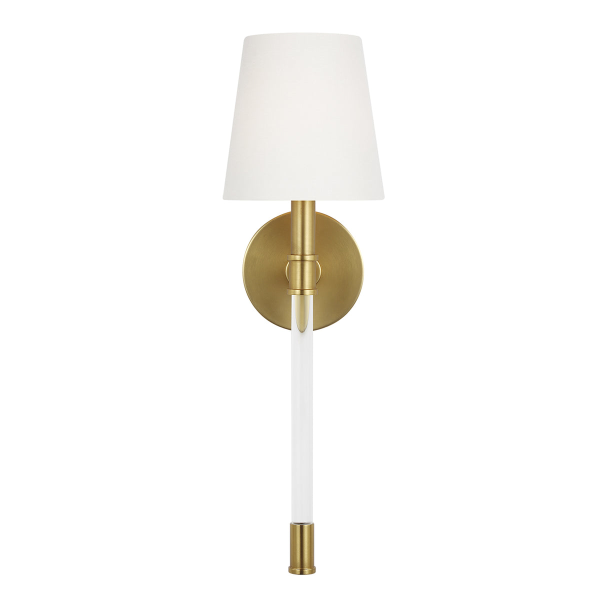 Audrey Wall Sconce 19", Modern Brass
