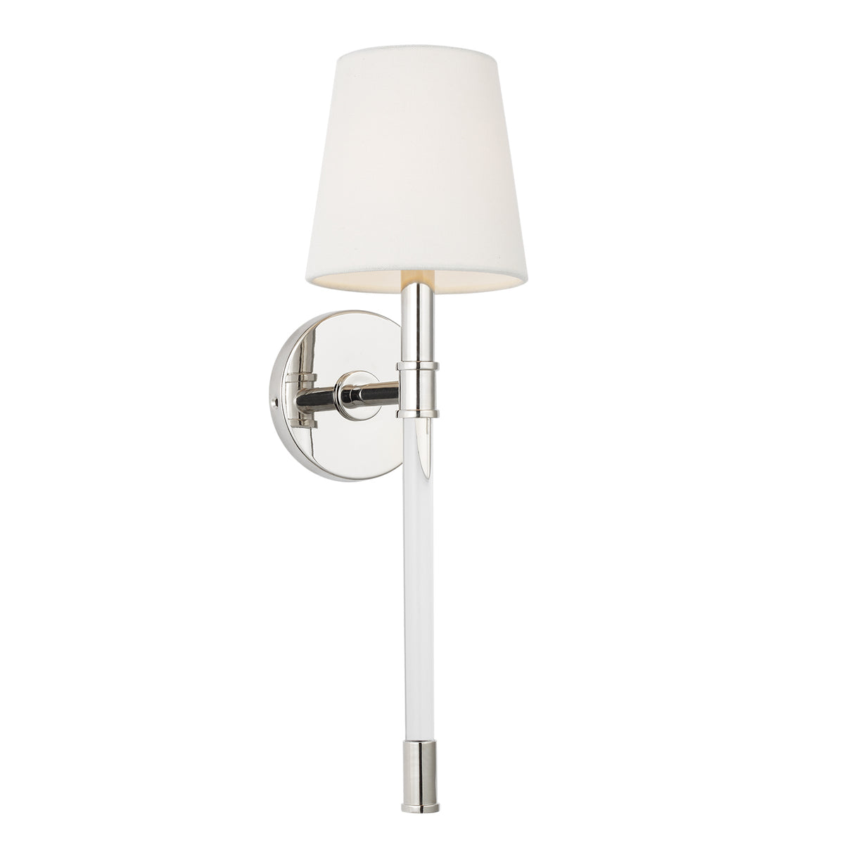 Audrey Wall Sconce 19", Polished Nickel
