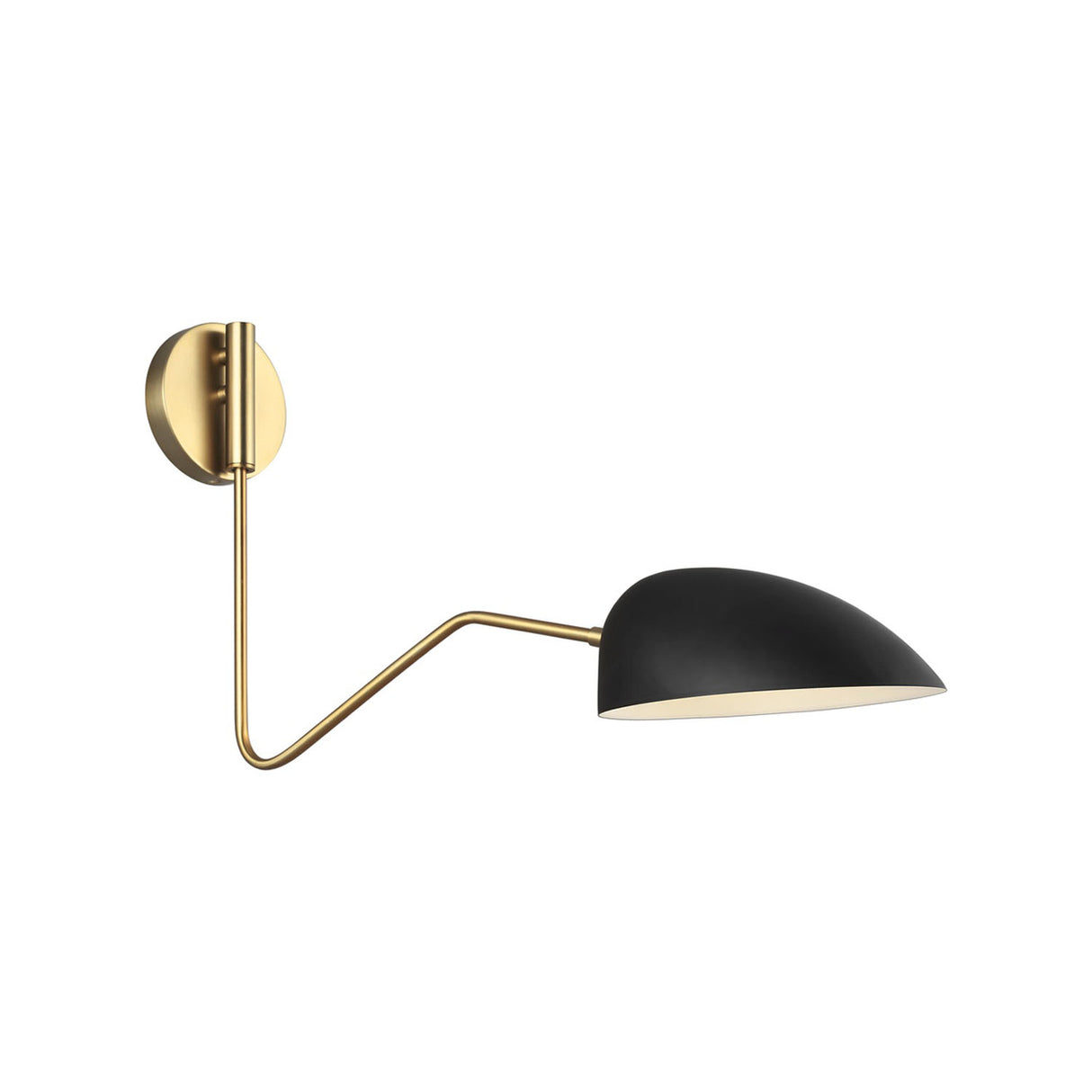 Camden Adjustable Wall Sconce, Matte Black