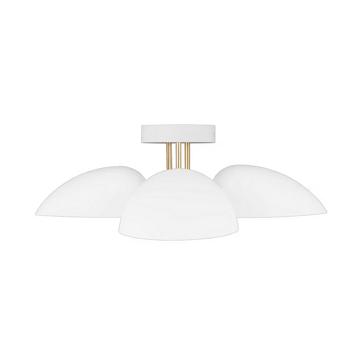 Camden Semi-Flush 24", Matte White