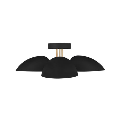 Camden Semi-Flush 24", Matte Black