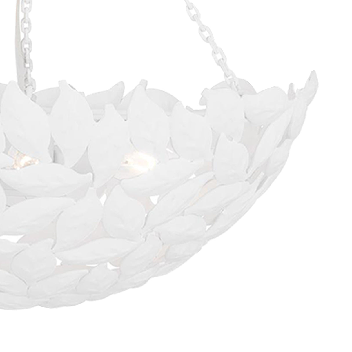 Floren Small Pendant 16", Textured White