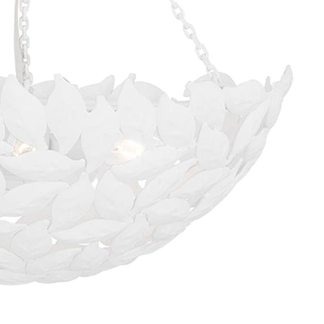 Floren Small Pendant 16", Textured White