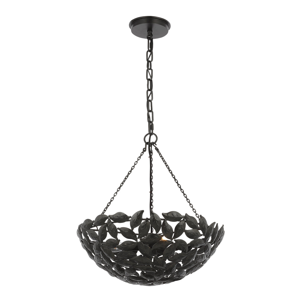 Floren Small Pendant 16", Aged Iron