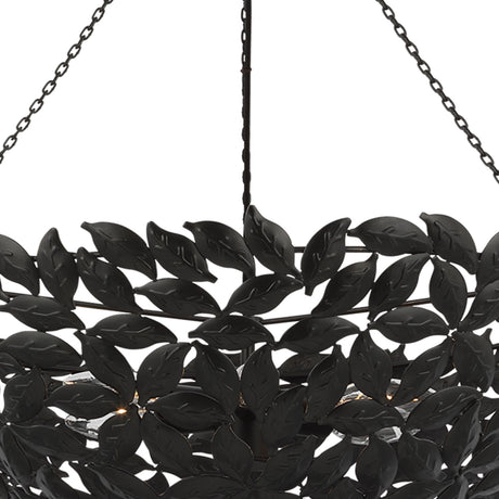Floren Large Pendant 24", Aged Iron