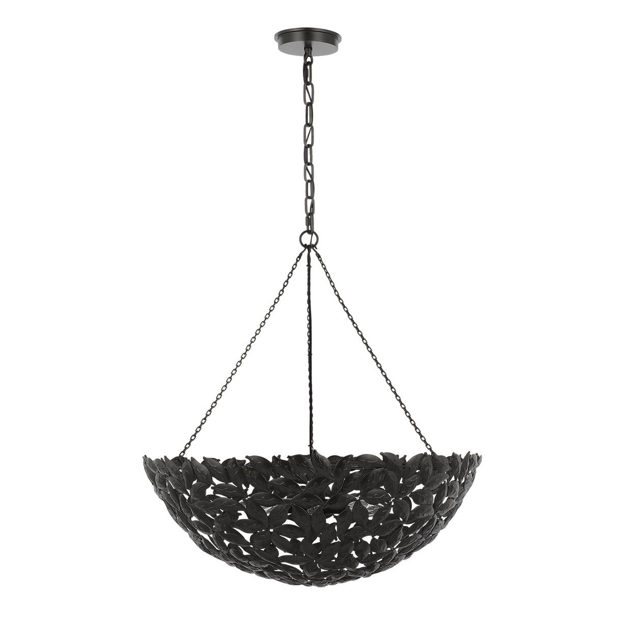 Floren Large Pendant 24", Aged Iron