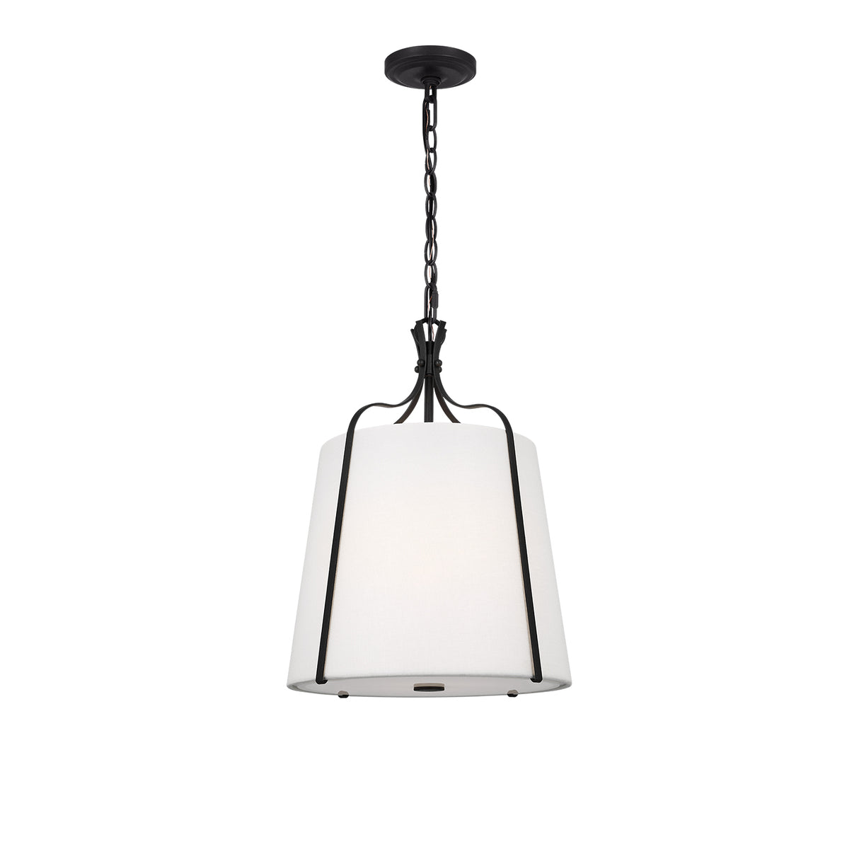 Isleton Small Pendant 14", Aged Steel