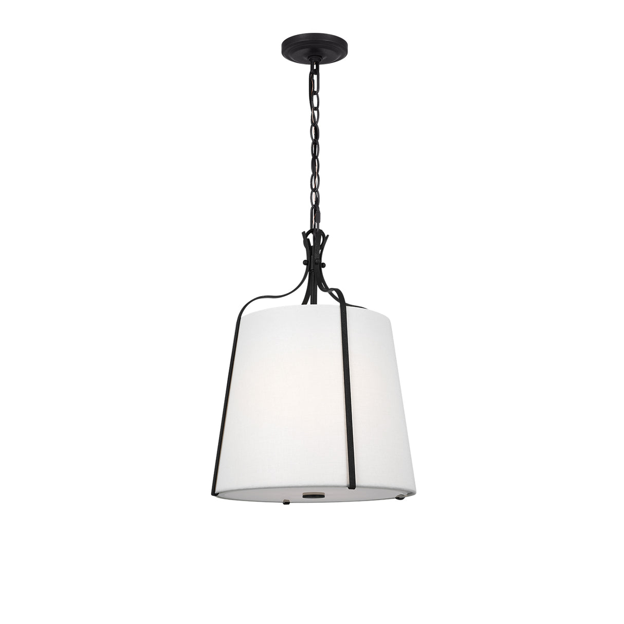 Isleton Small Pendant 14", Aged Steel