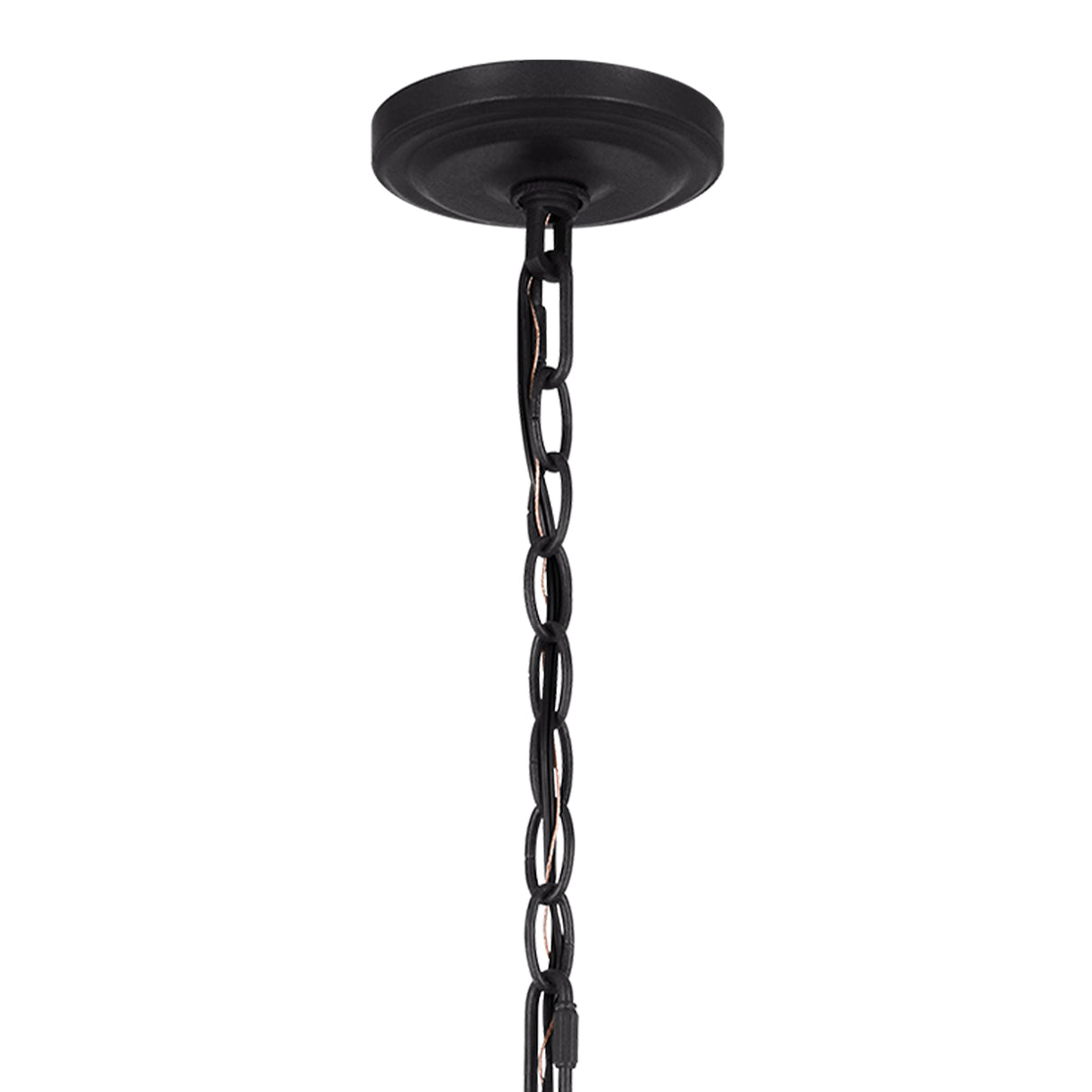 Isleton Medium Pendant 18", Aged Steel