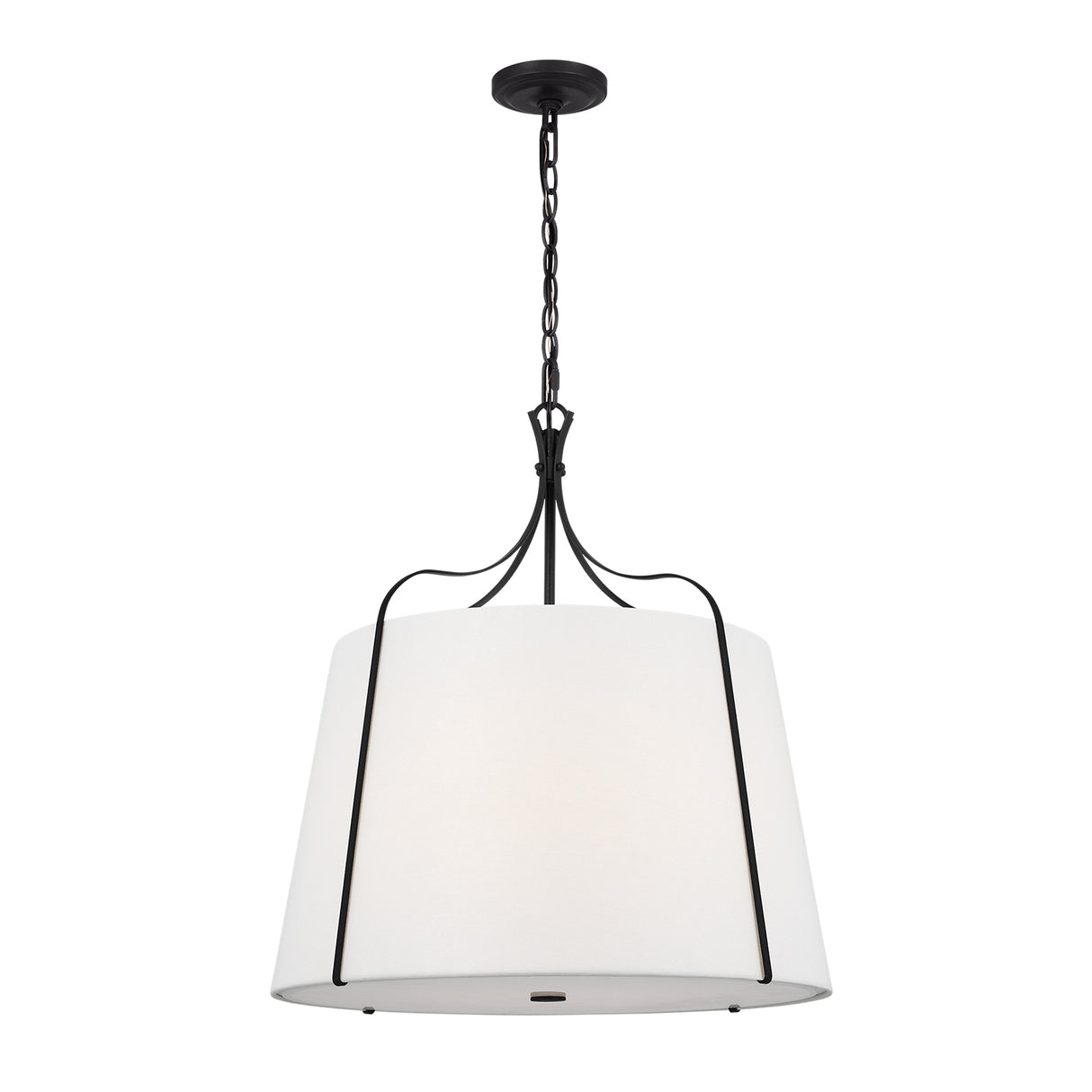 Isleton Large Pendant 24", Aged Steel