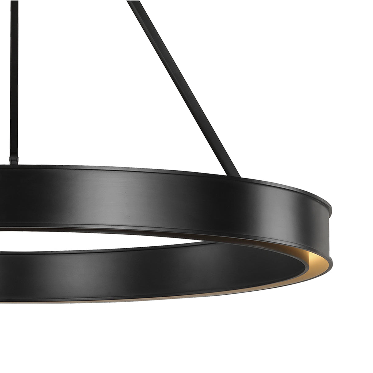 Edwin Extra Large LED Chandelier 48", Aged Iron