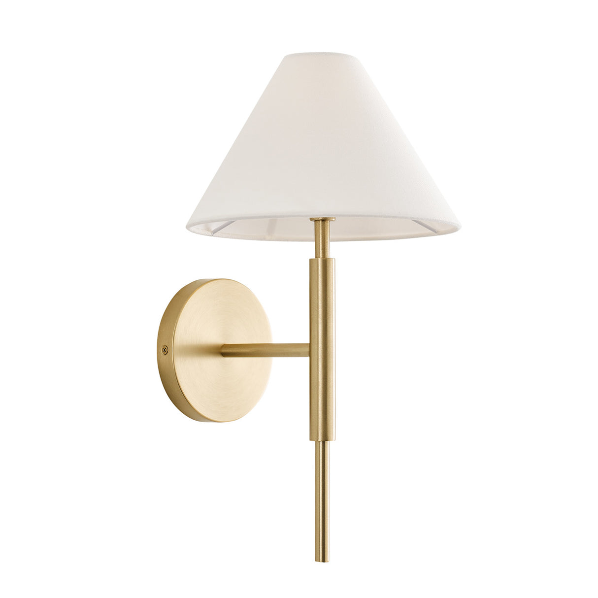Hazelton Wall Sconce 17", Satin Brass