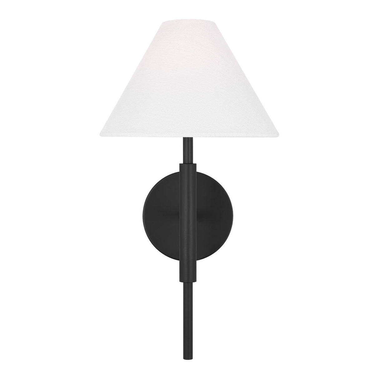Hazelton Wall Sconce 17", Matte Black