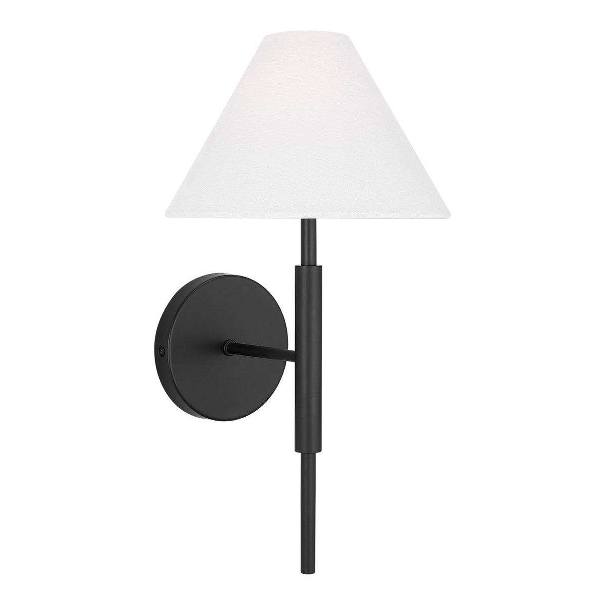 Hazelton Wall Sconce 17", Matte Black