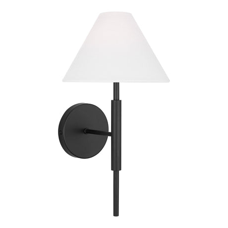 Hazelton Wall Sconce 17", Matte Black