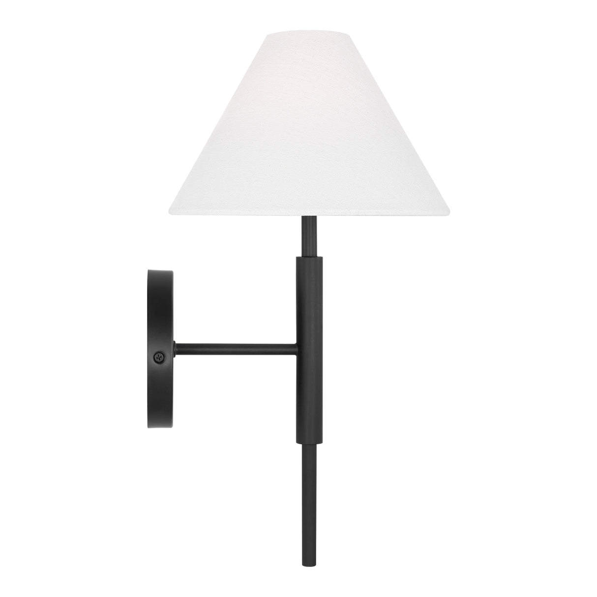 Hazelton Wall Sconce 17", Matte Black