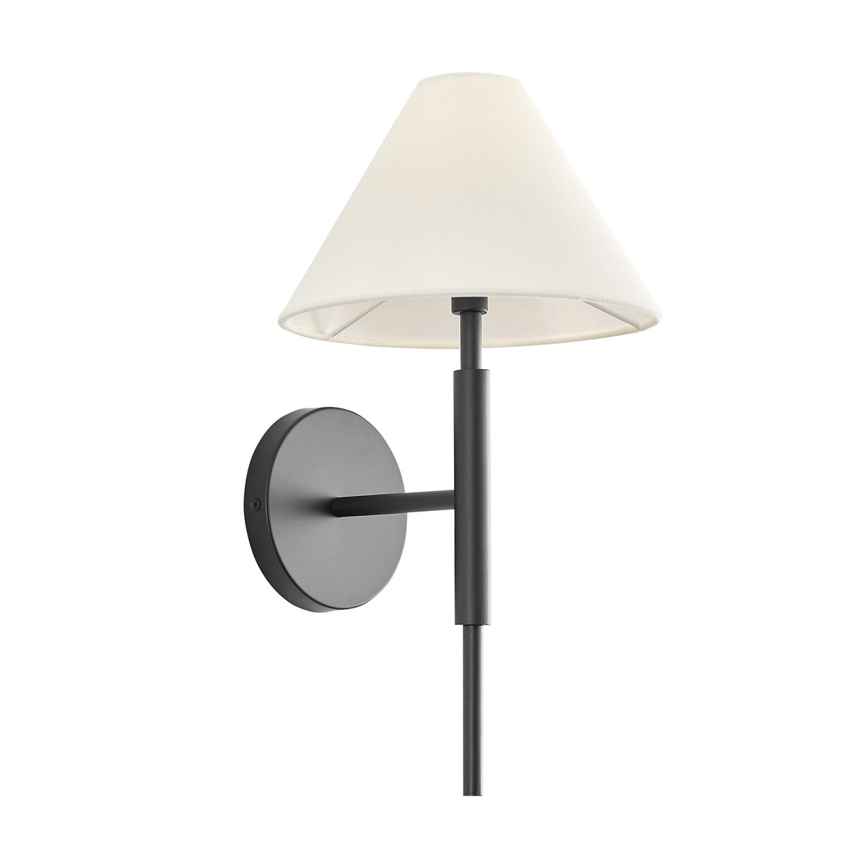 Hazelton Wall Sconce 17", Matte Black