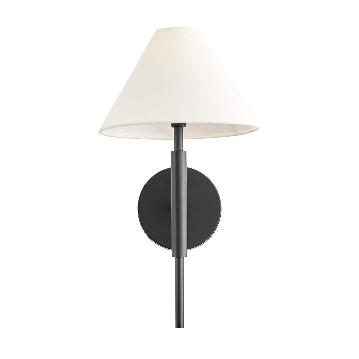 Hazelton Wall Sconce 17", Matte Black