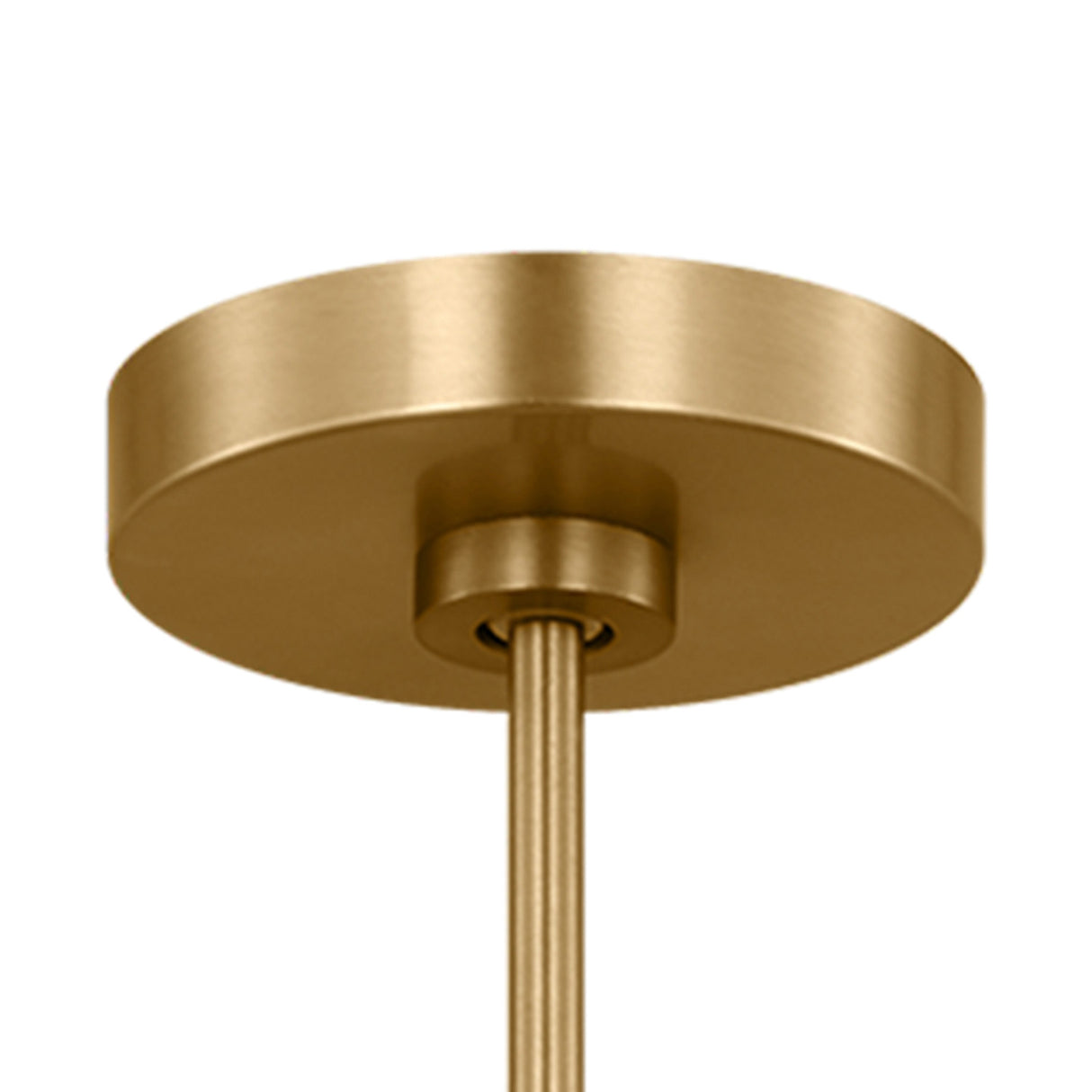 Hazelton 4 Light Chandelier 30", Satin Brass