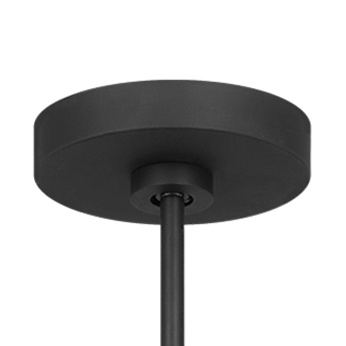 Hazelton 4 Light Chandelier 30", Matte Black