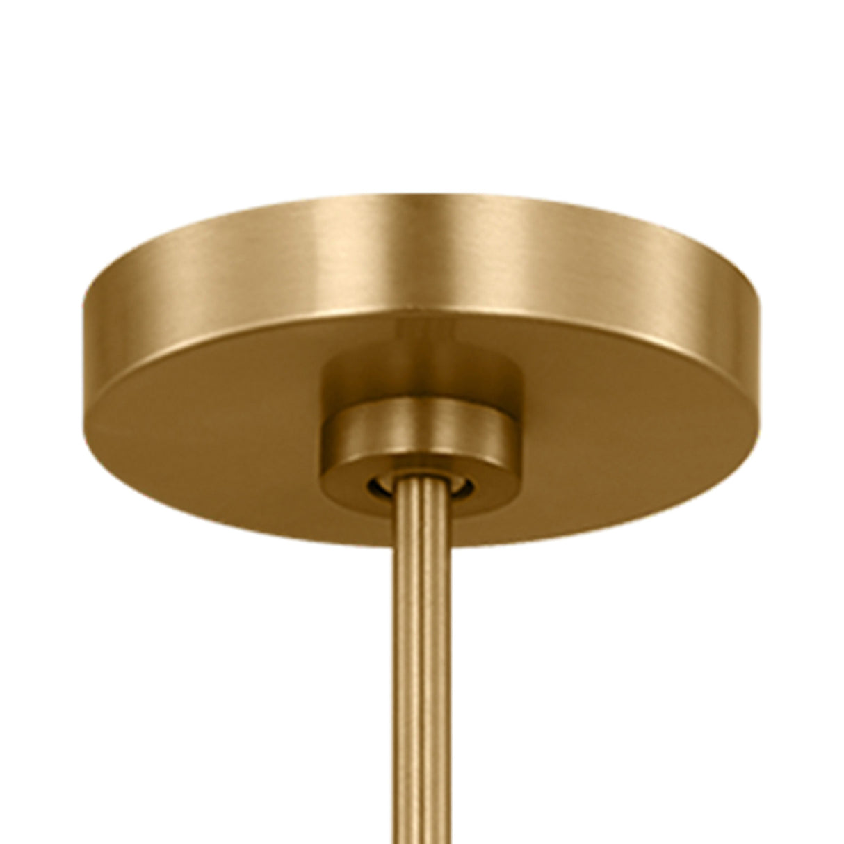 Hazelton 5 Light Chandelier 38", Satin Brass