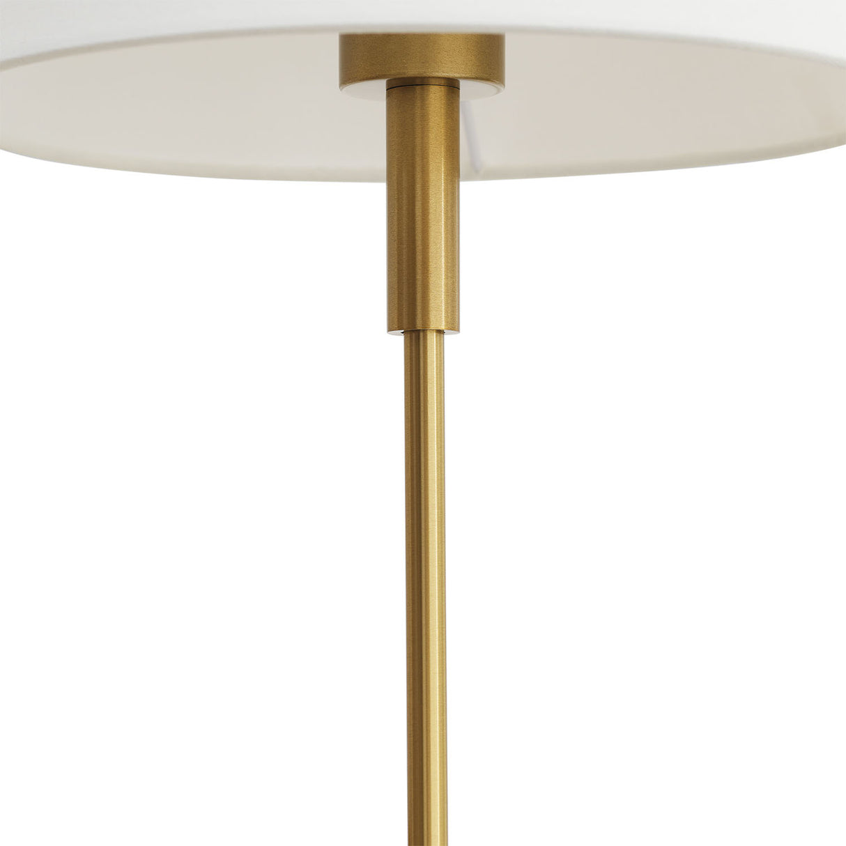 Hazelton Table Lamp 23", Satin Brass