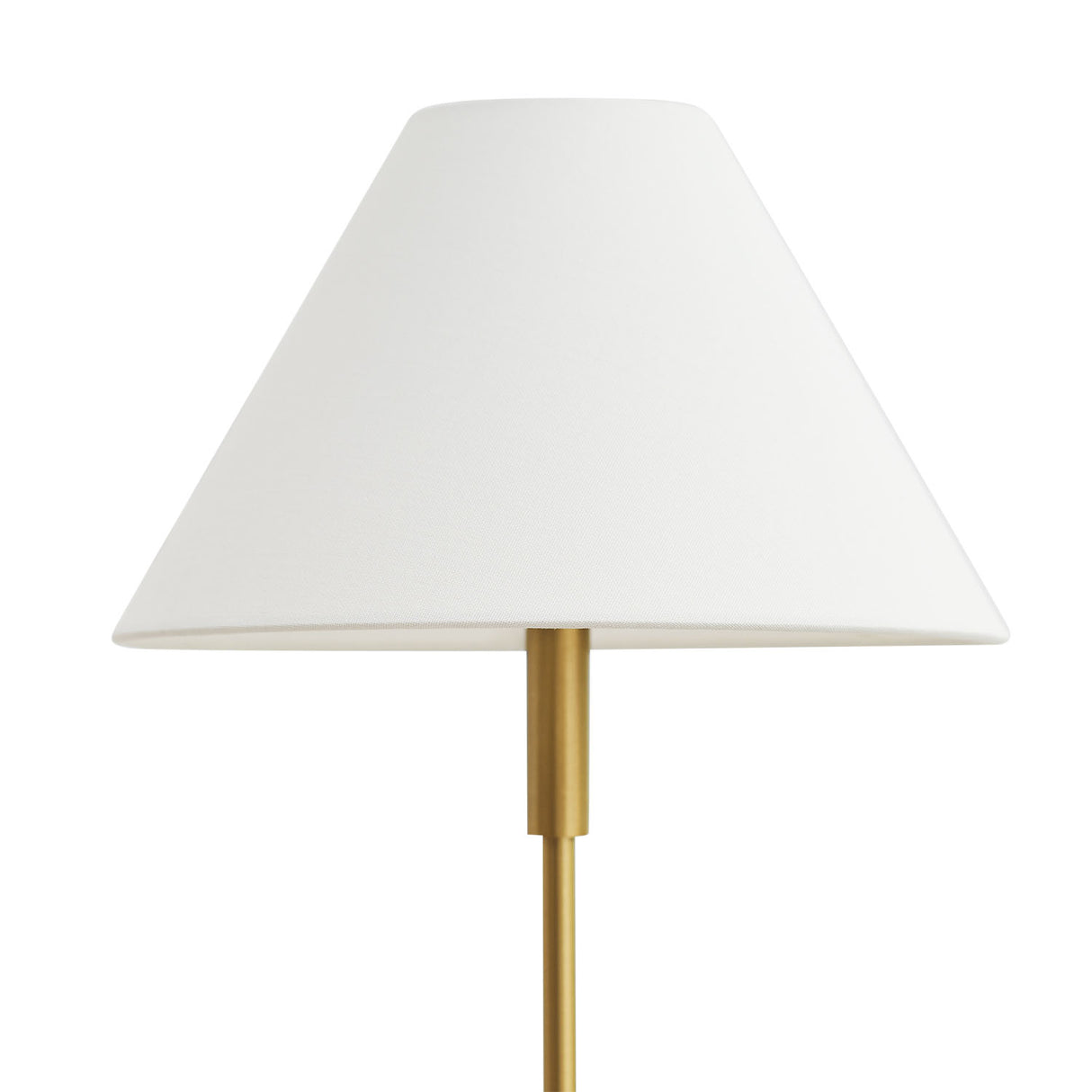 Hazelton Table Lamp, Satin Brass