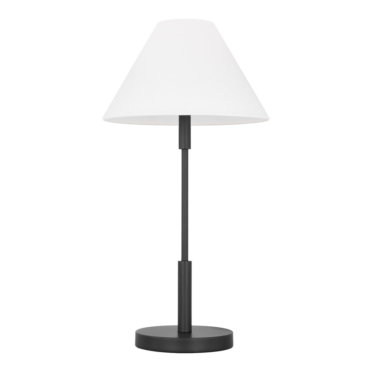Hazelton Table Lamp 23", Matte Black