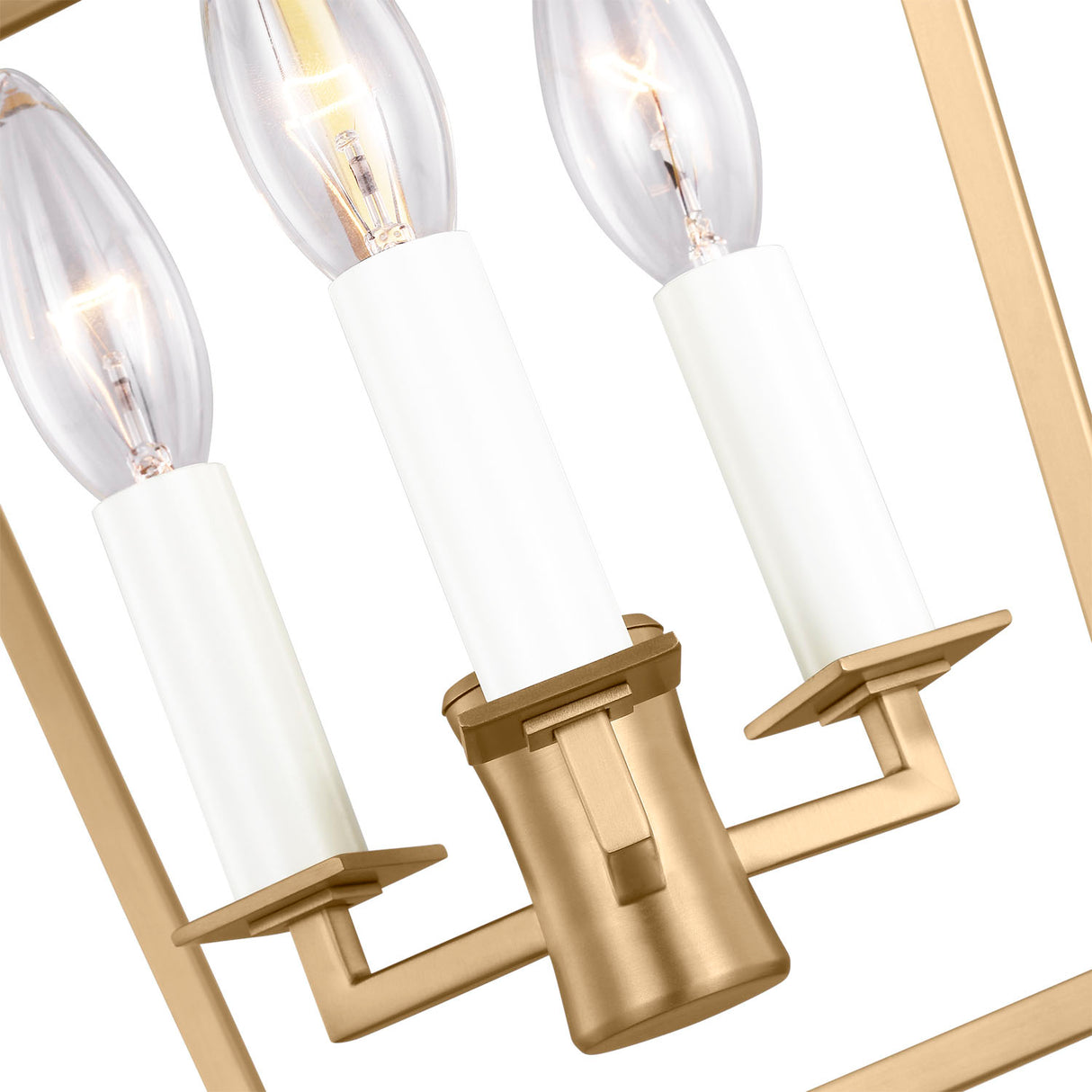 Grayden Small Lantern Pendant 10", Modern Brass