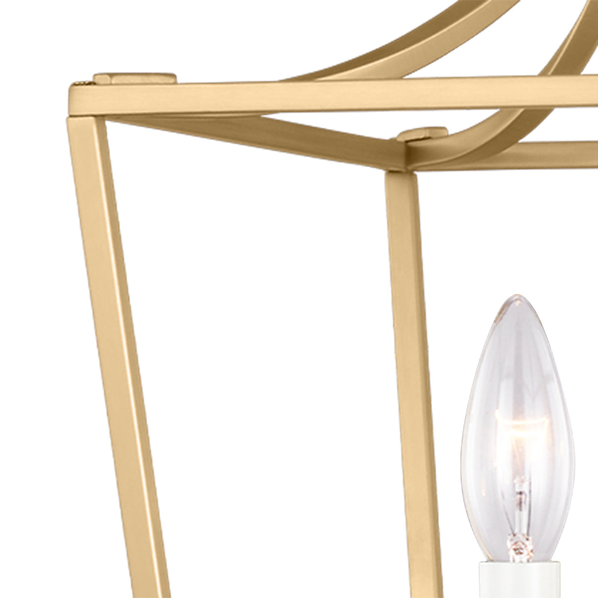 Grayden Small Lantern Pendant 10", Modern Brass
