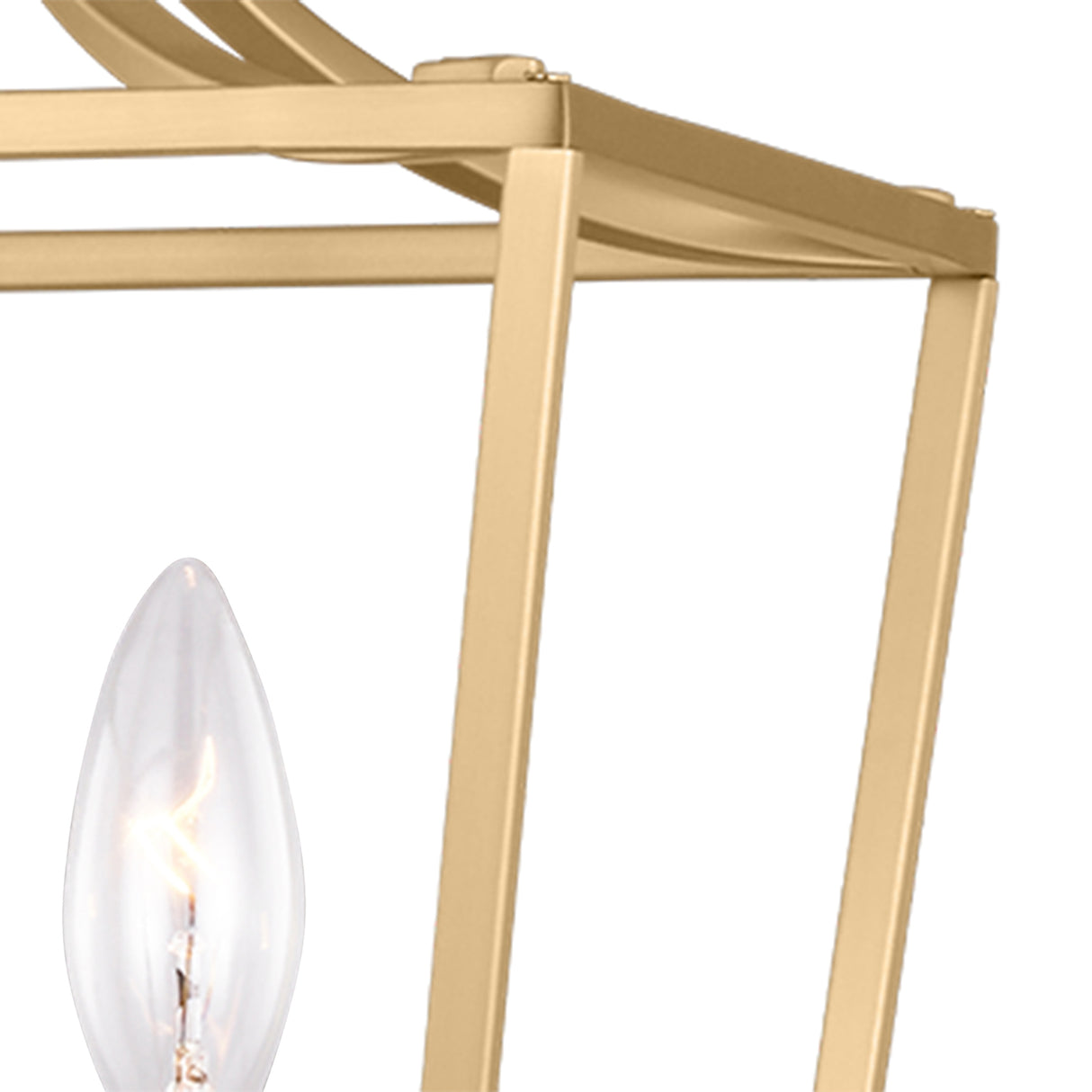 Grayden Small Lantern Pendant 10", Modern Brass