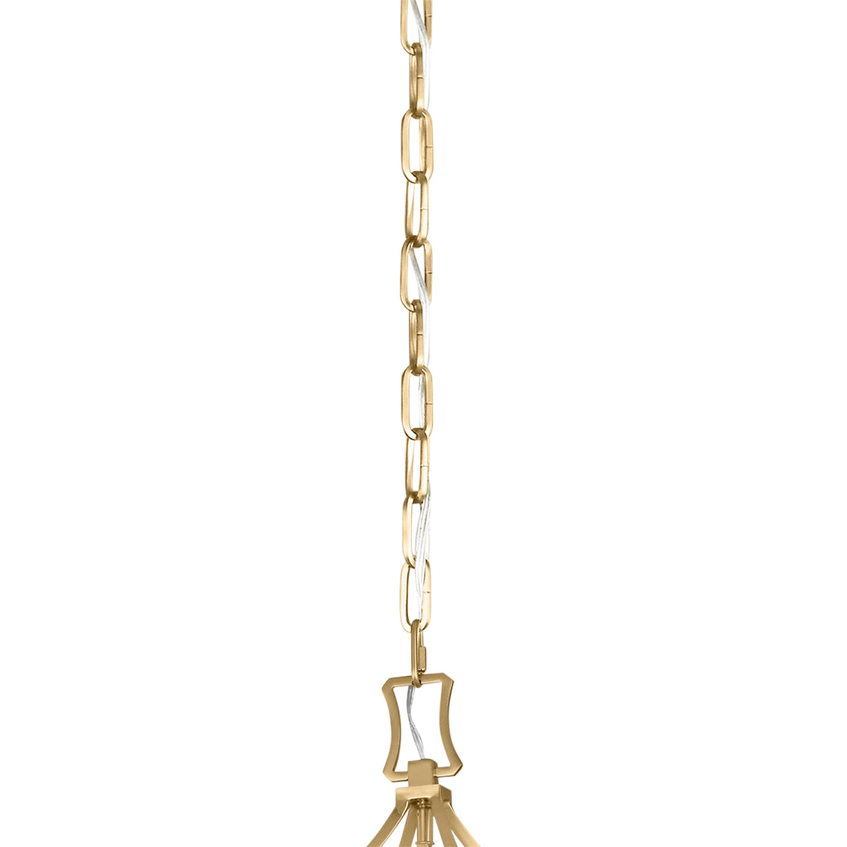 Grayden Large Lantern Pendant 18", Modern Brass