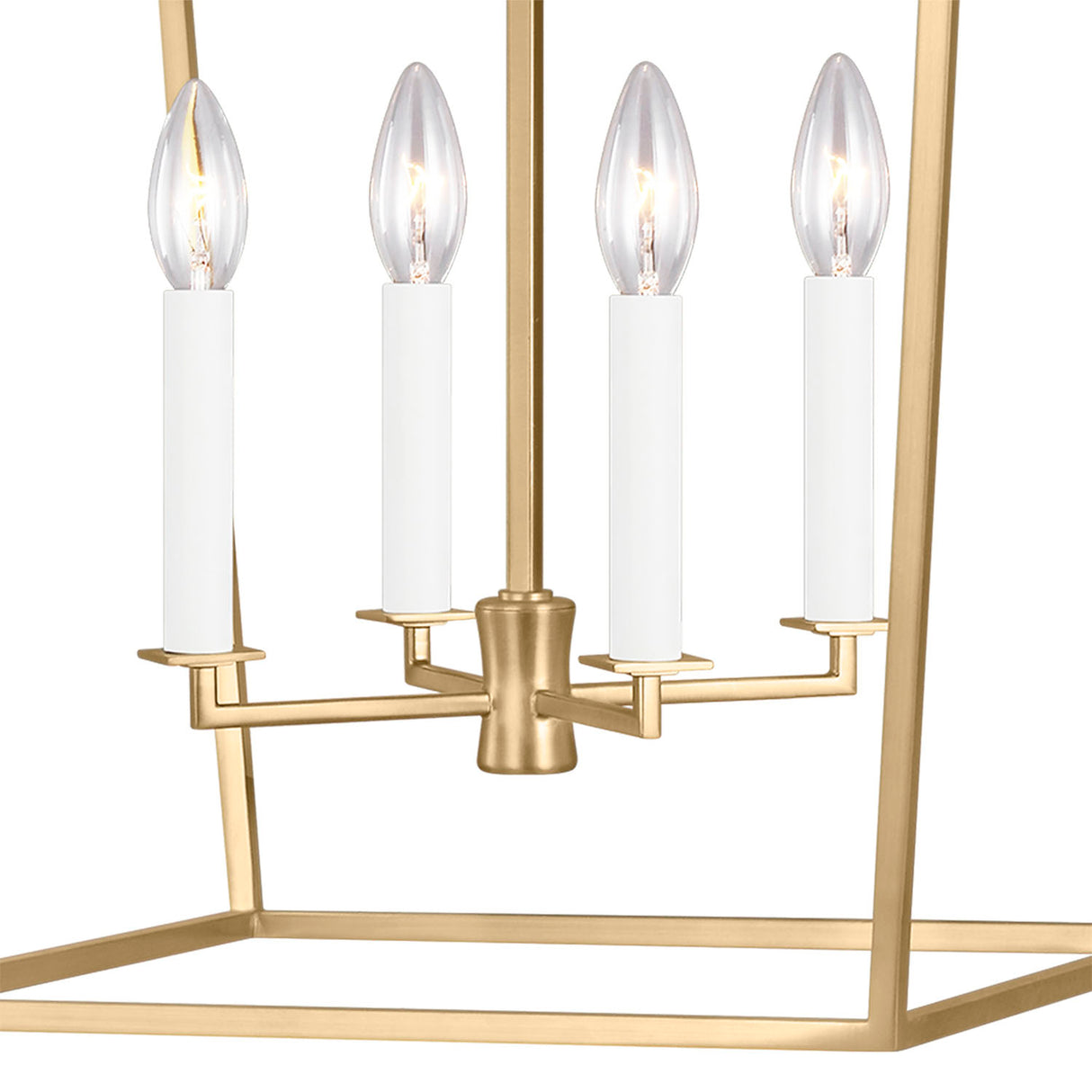 Grayden Large Lantern Pendant 18", Modern Brass