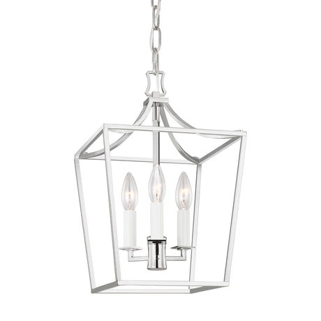 Grayden Small Lantern Pendant 10", Polished Nickel