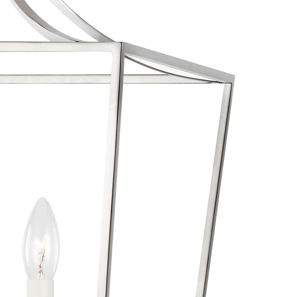 Grayden Medium Lantern Pendant 13", Polished Nickel