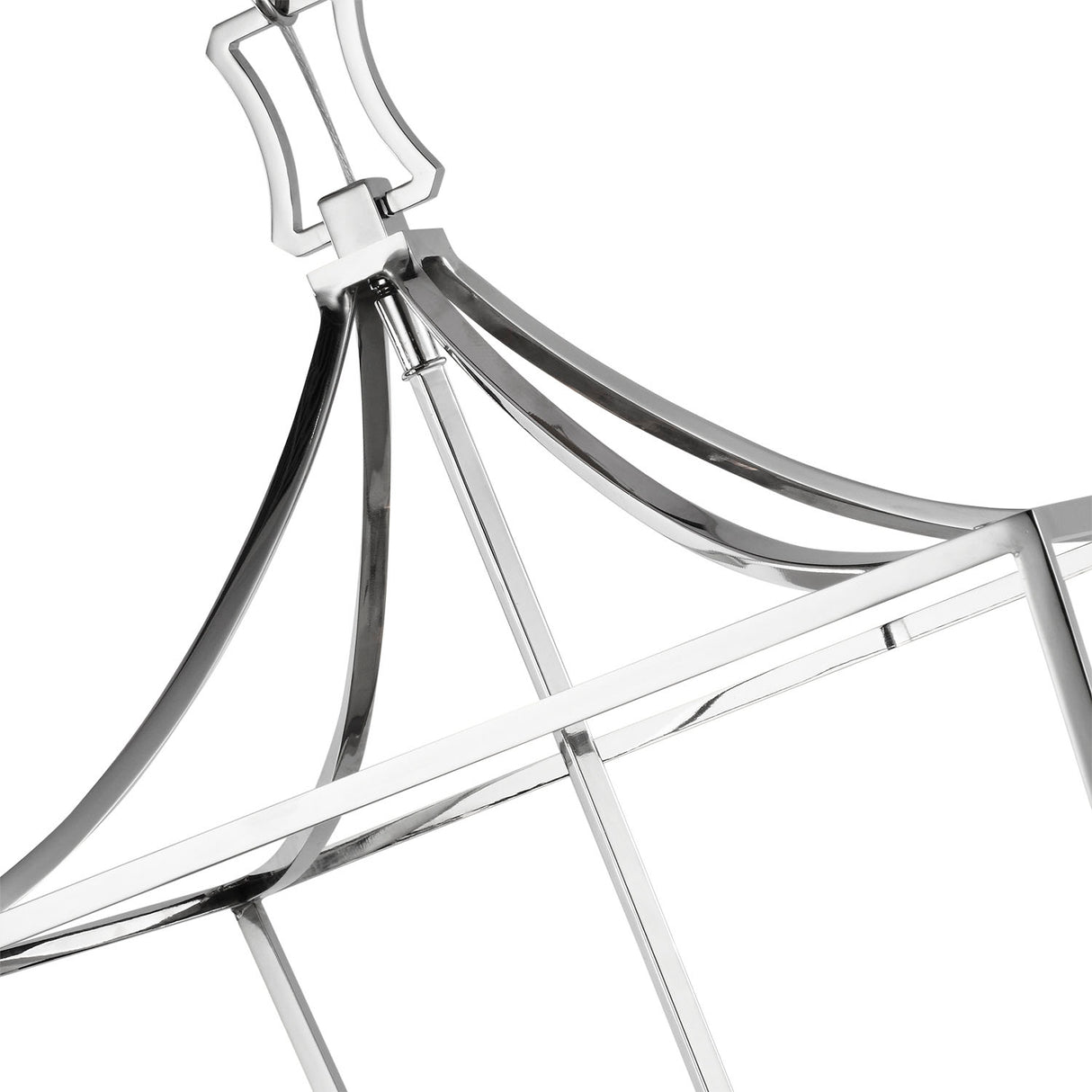 Grayden Large Lantern Pendant 18", Polished Nickel